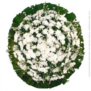 Coroa de Flores Popular Branca